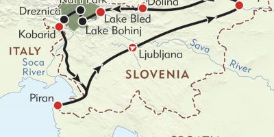 Bản đồ piran Slovenia