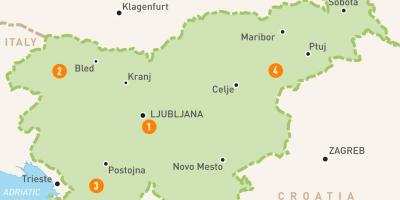 Bản đồ của rijeka Slovenia